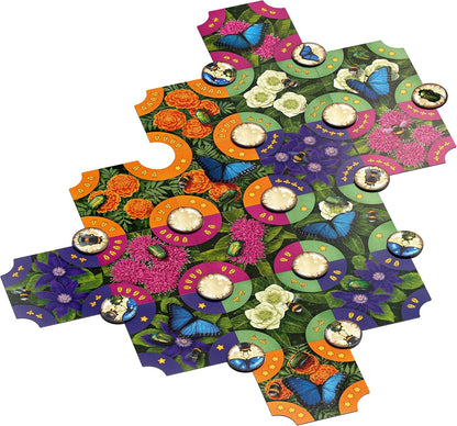 Pollen - Bard Game - Tile Laying Game - 2-4 Players - 40 Minute Play Time (Pollen Base Game