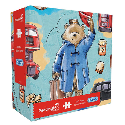 Paddington 500 Piece Gift Puzzle Classic Character Sustainable Family Puzzle Premium 100% Recycled Board Great Gift for Adults and Children | Gibsons Games
