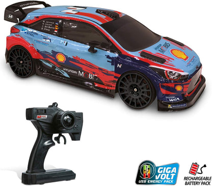 Mondo 63667 Hyundai i20 WRC Citroen Remote Controlled Vehicle, red RC 1:10 HYUNDAI I20 WRC