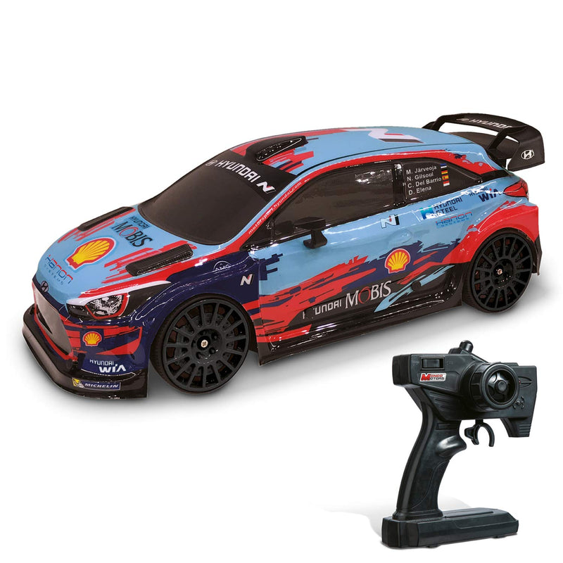 Mondo 63667 Hyundai i20 WRC Citroen Remote Controlled Vehicle, red RC 1:10 HYUNDAI I20 WRC