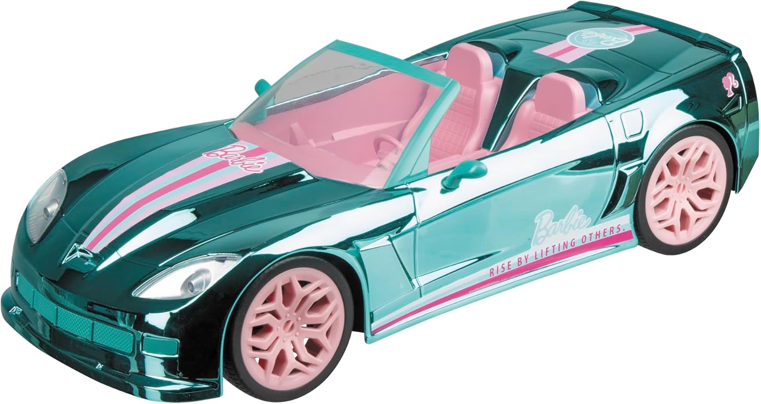 Mondo Motors - Barbie Dream Car 65th Anniversary - 2.4 GHz - ferngesteuertes Modell im Maßstab 1:14 - Leuchtende Scheinwerfer - 63811