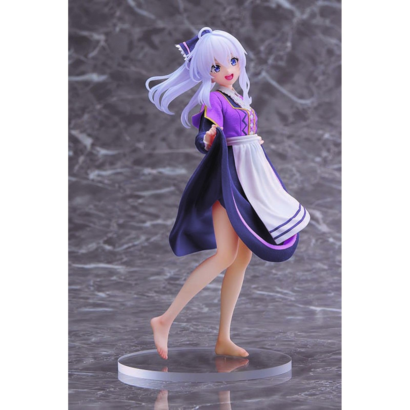 SQUARE ENIX CO, LTD. Elaina Grape Stomping Girl Ver. Renewal ed. coreful Fig. 18 cm Wandering Witch: The Journey of Elaina