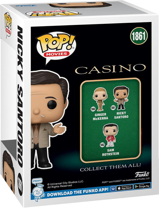 Funko POP! Movies: Casino – Nicky Santoro - Collectable Vinyl Figure - Gift Idea - Official Merchandise - Toys for Kids & Adults - Movies Fans - Model Figure for Collectors and Display