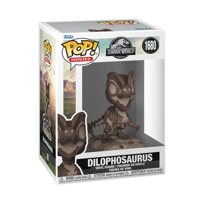 Funko POP! Movies: JP Fossil - Dilophosaurus - Jurassic Park - Collectable Vinyl Figure - Gift Idea - Official Merchandise - Toys for Kids & Adults - Movies Fans - Model Figure for Collectors