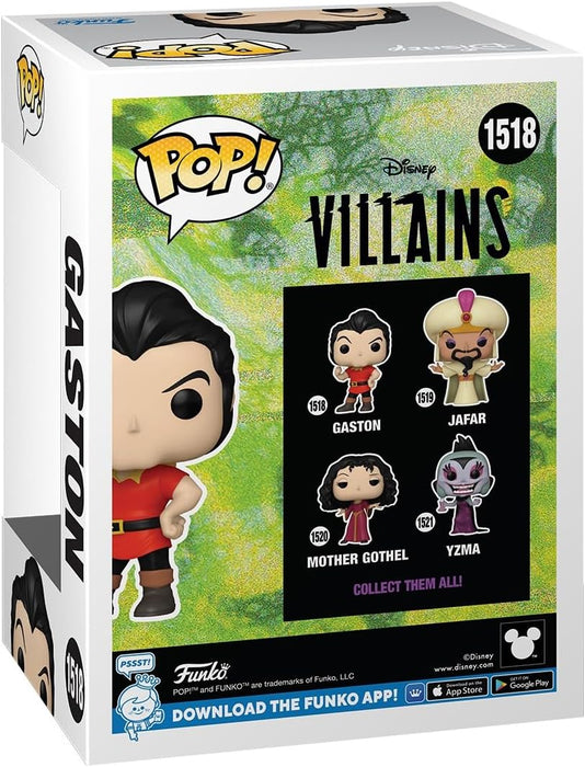 Funko Pop! Disney: Villains - Gaston - Disney Villains - Collectable Vinyl Figure - Gift Idea - Official Merchandise - Toys for Kids & Adults - Movies Fans - Model Figure for Collectors and Display