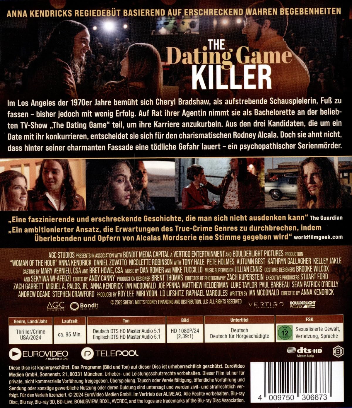 KENDRICK, ANNA - THE DATING GAME KILLER