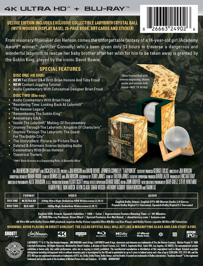 Labyrinth (1986) - Limited Edition Collector's Set 4K Ultra HD + Blu-ray
