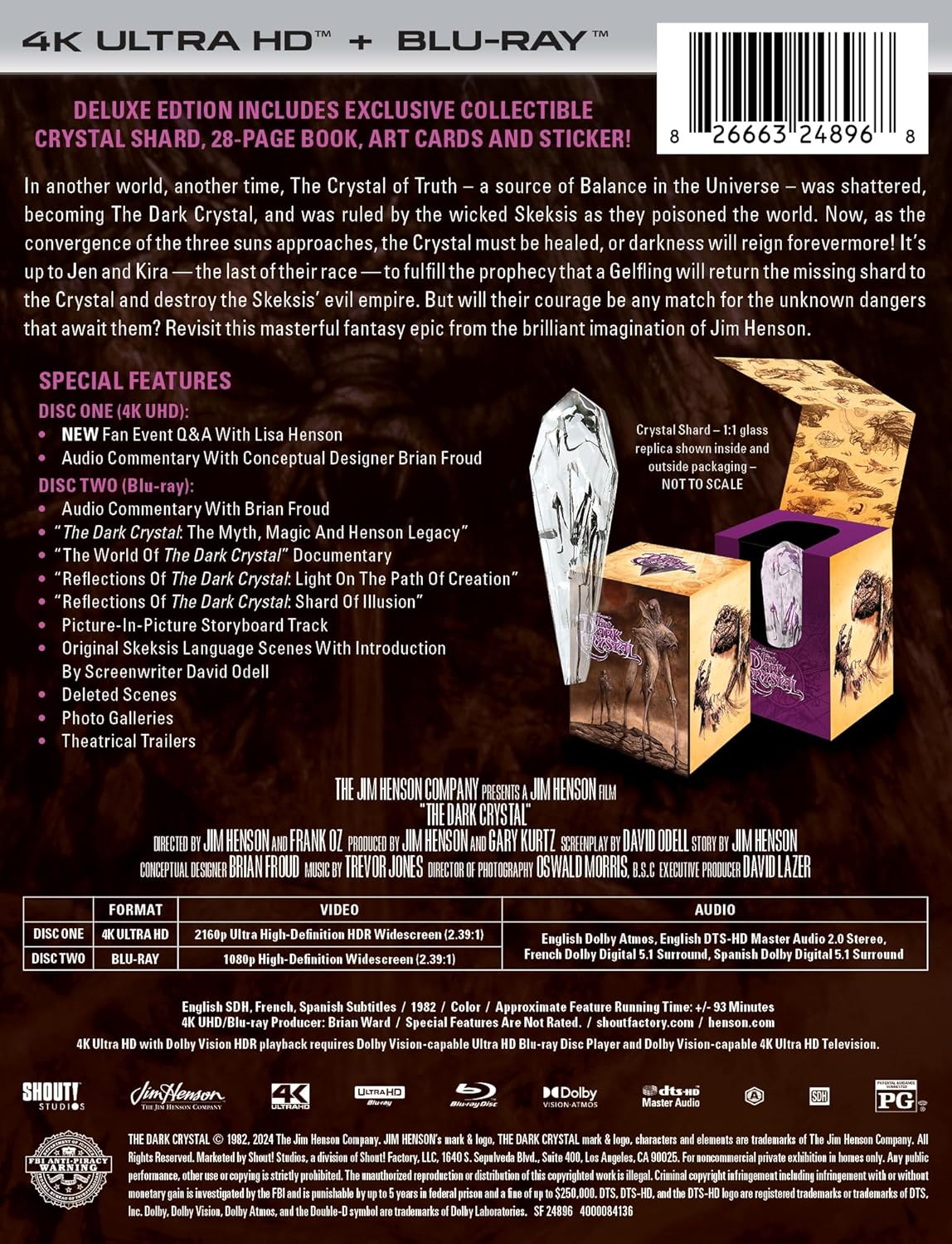 The Dark Crystal - Limited Edition Collector's Set 4K Ultra HD + Blu-ray