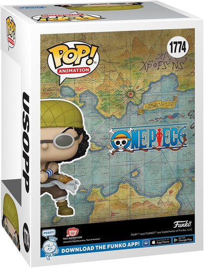 Funko Pop! Animation: OP - (Refresh) - Usopp - One Piece - Collectable Vinyl Figure - Gift Idea - Official Merchandise - Toys for Kids & Adults - Anime Fans - Model Figure for Collectors and Display