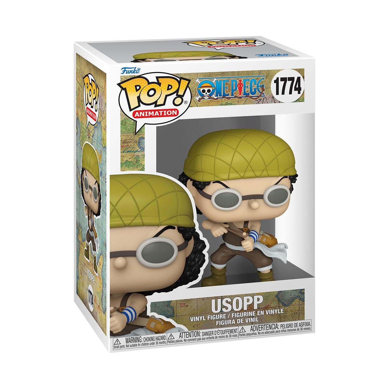 Funko Pop! Animation: OP - (Refresh) - Usopp - One Piece - Collectable Vinyl Figure - Gift Idea - Official Merchandise - Toys for Kids & Adults - Anime Fans - Model Figure for Collectors and Display