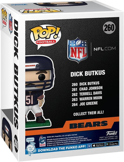 Funko Pop! NFL: Bears - Dick Butkus - NFL Legends - Collectable Vinyl Figure - Gift Idea - Official Merchandise - Toys for Kids & Adults - Sports Fans - Model Figure for Collectors and Display