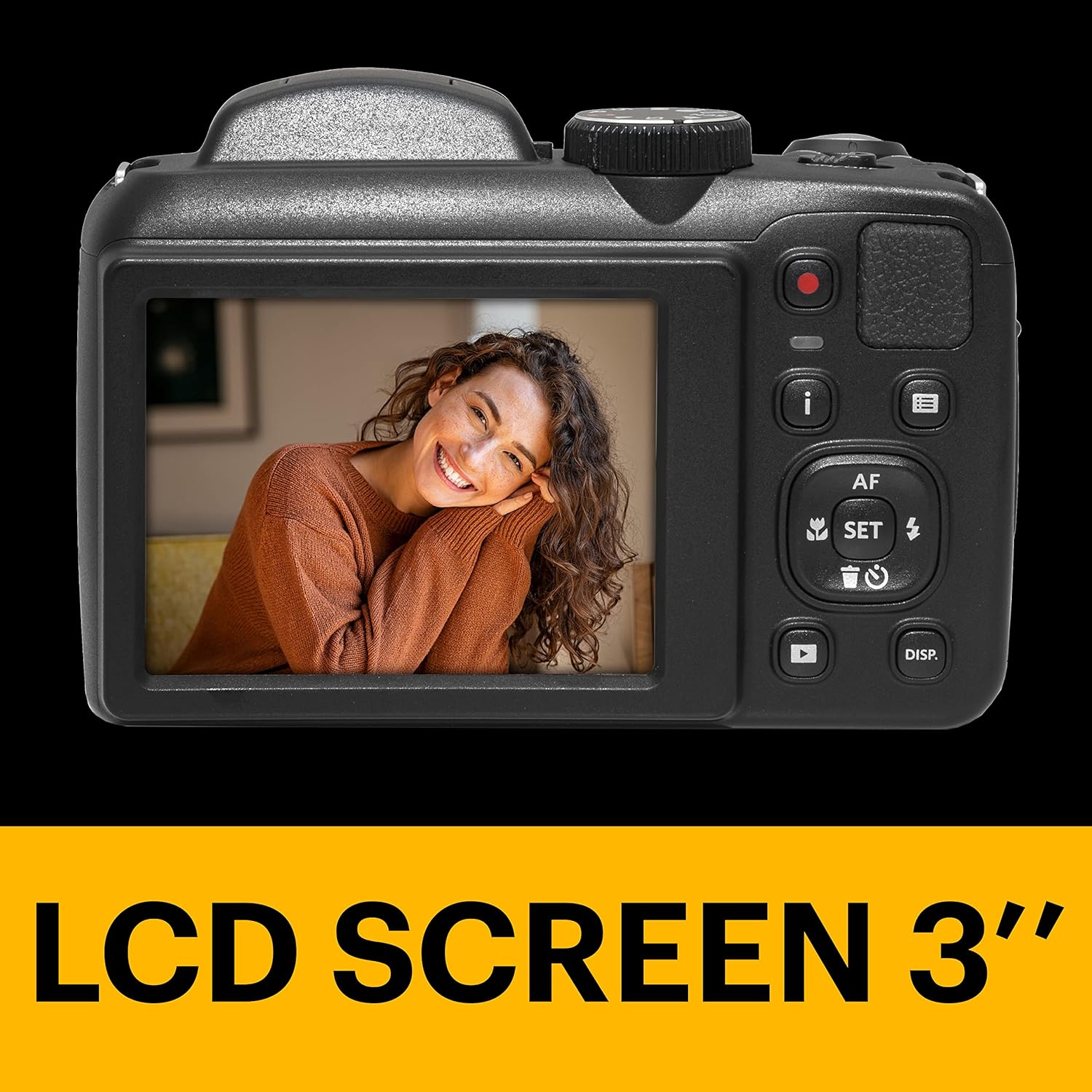 Kodak - Digitalt Camera Pixpro Az255 Ccd 25X 16Mp - Black