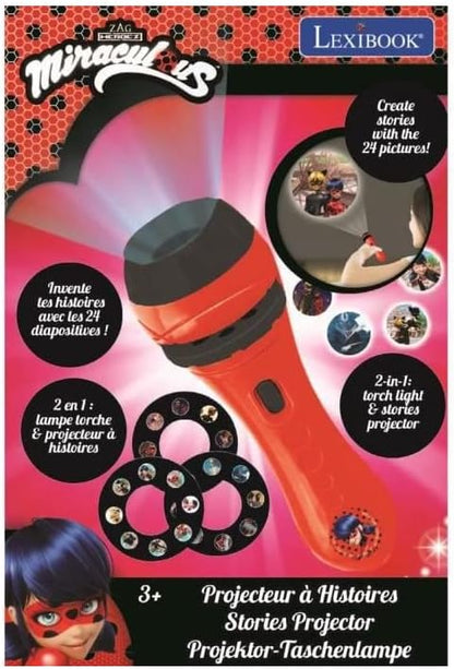 Lexibook - Miraculous Stories Projector And Torch Light - (Ltc050Mi)
