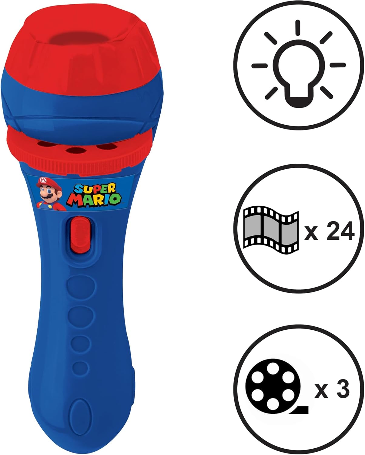 Lexibook - Super Mario Theme Stories Projector And Torch Light - (Ltc050Ni)