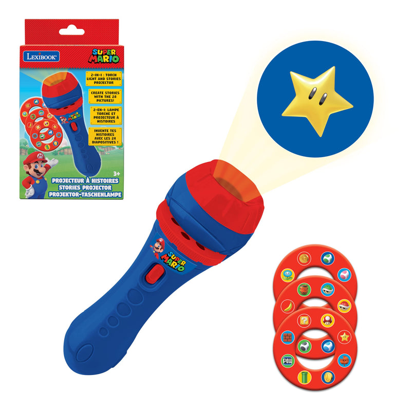 Lexibook - Super Mario Theme Stories Projector And Torch Light - (Ltc050Ni)