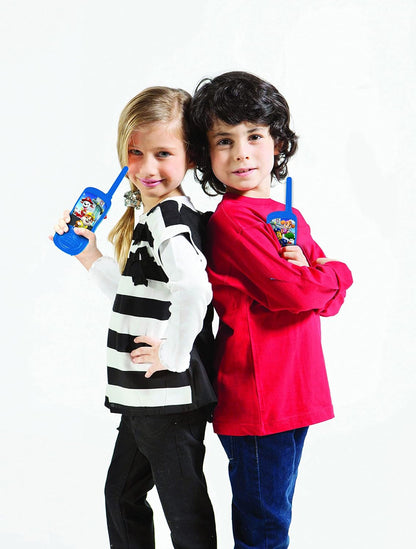 Lexibook Paw Patrol Walkie-talkies, Pinza para Colgar del cinturón, batería