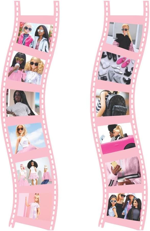 Lexibook LTC050BB Barbie, Torch Light and Projector with 3 Discs, 24 Images, Create Your own Stories, Pink