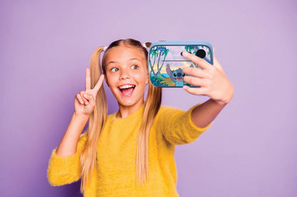 Lexibook, Disney Stitch, StarCAM Baskı, Anında yazıcılı kamera paketi, Fotoğraf ve video fonksiyonu, 32 GB SD kart ve fotoğraf kişiselleştirme kiti dahildir, mavi, DJ150D