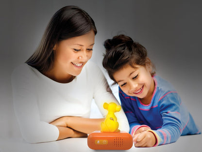 LEXIBOOK, Disney The Lion King, Simba Nightlight alarm clock, Sounds and Melodies, LCD Backlit screen, Luminous, Snooze, Yellow The Lion King - Simba