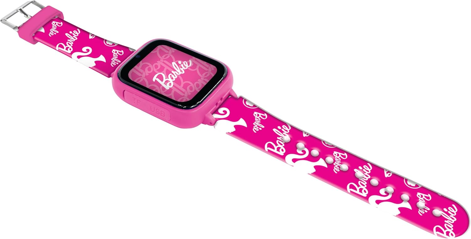 Lexibook - Barbie Kids Smartwatch With 8Gb Memory Card (Dmw070Bb)