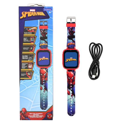 Lexibook - Spider-Man Kids Smartwatch With 8Gb Memory Card (Dmw070Sp)