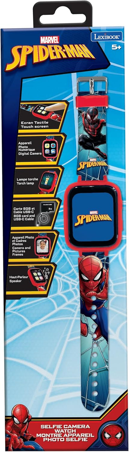 Lexibook - Spider-Man Kids Smartwatch With 8Gb Memory Card (Dmw070Sp)