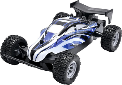 Lexibook, Crosslander® Mini Buggy, ferngesteuertes Buggy, Geschwindigkeit bis zu 15 km/h, Front- und Heckstoßfänger, wiederaufladbar, Blau, RC17