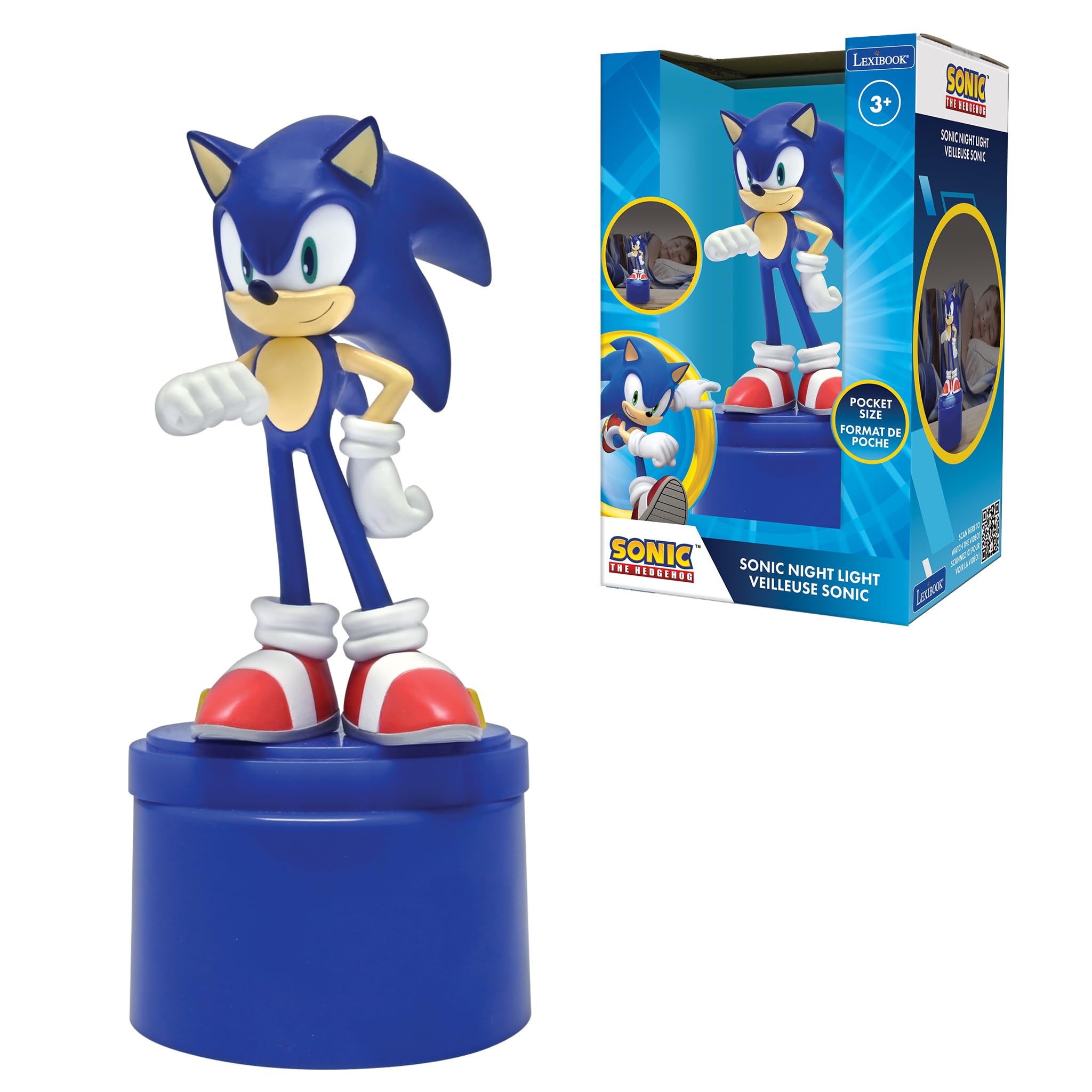 Lexibook - Sonic Pocket Nightlight (Nlj01Sn)