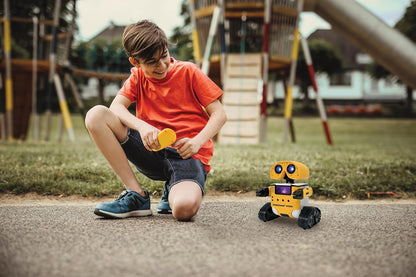 Lexibook Powerman Rover - Niedlicher Roboterbegleiter. Fernbedienung oder Gestensteuerung. Spielt Musik, Tanzt, wiederholt, was du sagst. Licht- und Soundeffekte. STEM-programmierbar, ROB14