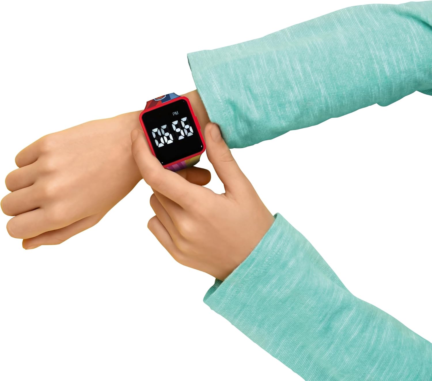Lexibook DMW060PA Paw Patrol Digital watch, 12-hour or 24-hour time display, Blue/Red/Yellow