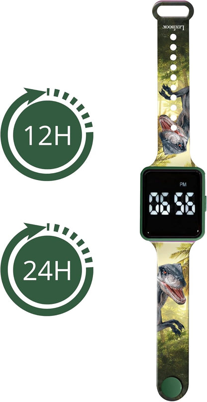 Lexibook - Dinosaurs - Led Digital Watch (Dmw060Dino)
