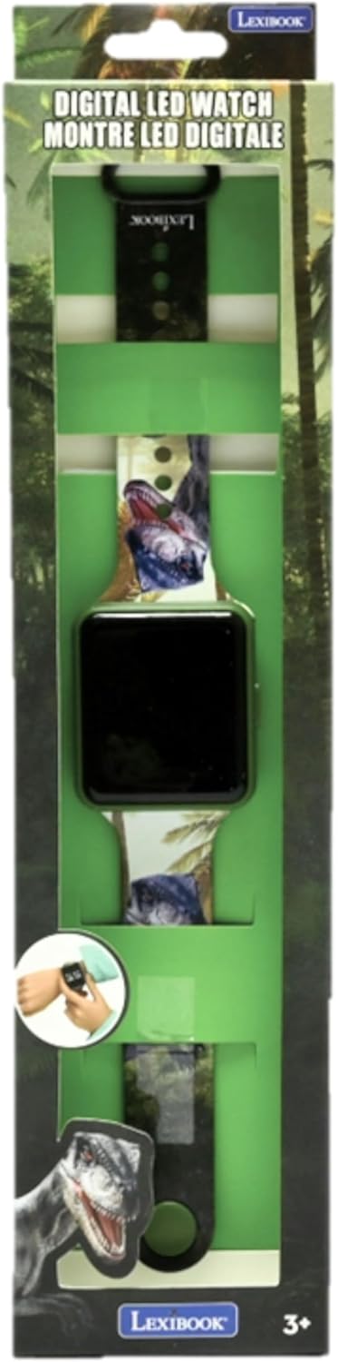 Lexibook - Dinosaurs - Led Digital Watch (Dmw060Dino)