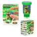 Depesche 13349 Dino World Stamper Set for Stamping Dinosaur Stickers Set with Stamp and 160 Stickers