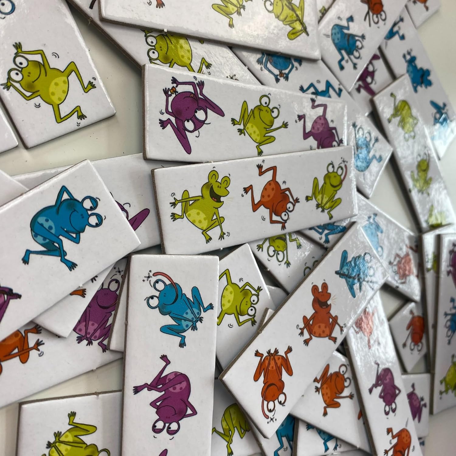 Little Gibsons Three Frogs More Game for Kids Tile Laying Game for Children | For Boys and Girls | Ages 5+, 2-4 Players
