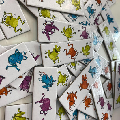 Little Gibsons Three Frogs More Game for Kids Tile Laying Game for Children | For Boys and Girls | Ages 5+, 2-4 Players
