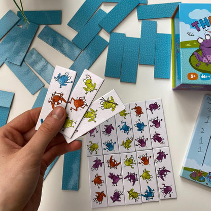 Little Gibsons Three Frogs More Game for Kids Tile Laying Game for Children | For Boys and Girls | Ages 5+, 2-4 Players