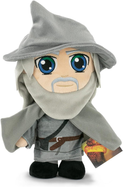BARRADO The Lord of The Rings - The Lord of the Rings 28cm Aragorn Frodo Gandalf Gollum Legolas Collector's Edition Plush - Super Soft Quality (Without Presentation Box, Gandalf)