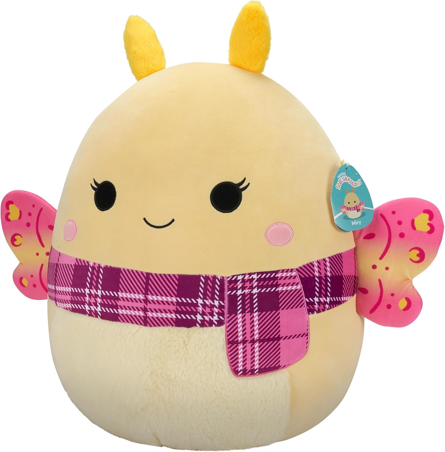 Squishmallows Original 20 Inch - Miry the Yellow Moth