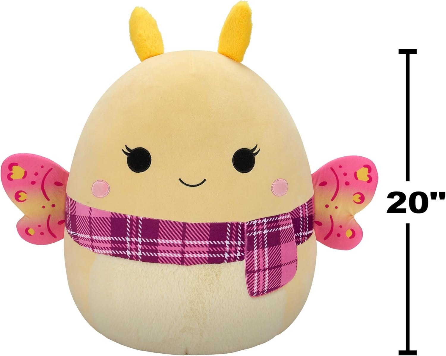 Squishmallows Original 20 Inch - Miry the Yellow Moth