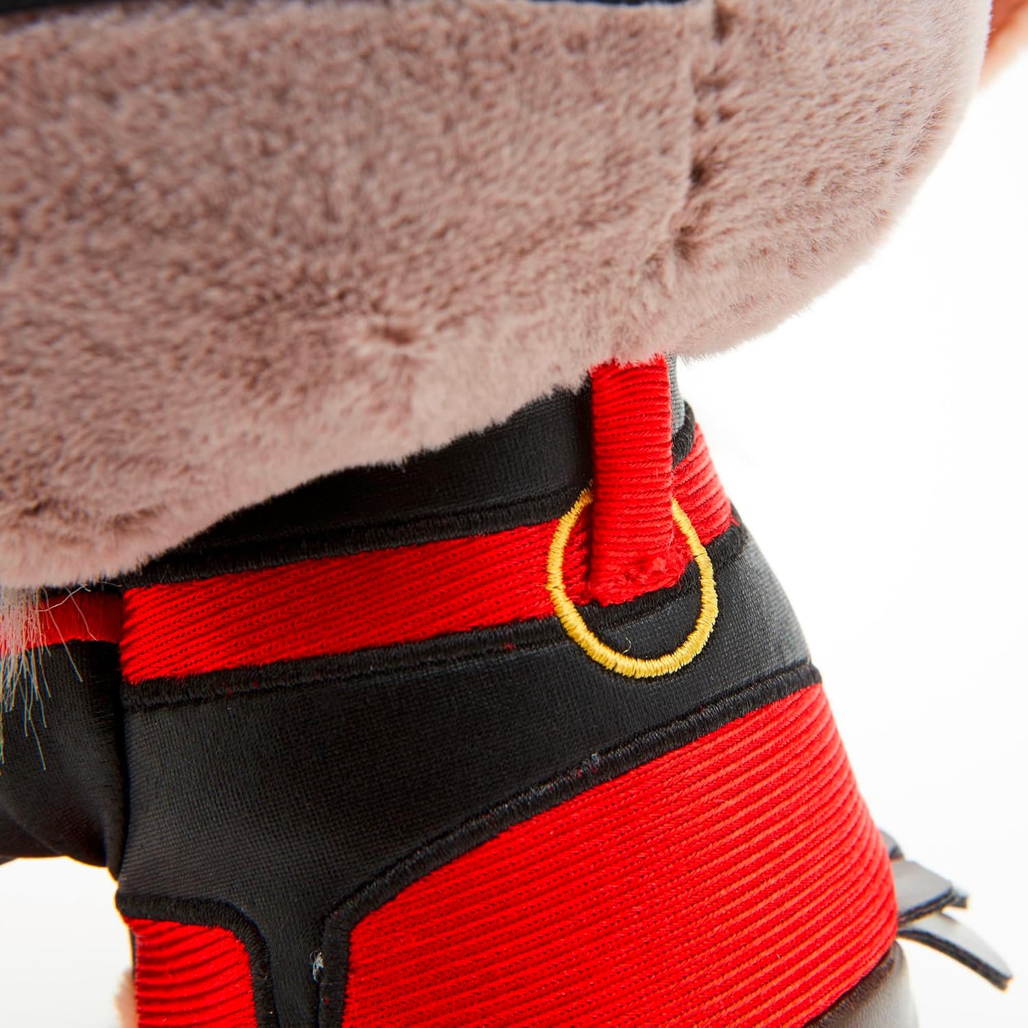 MARVEL Dogpool plush figure (26 cm) - detailed Super Hero plush toy from the MARVEL Studios Deadpool & Wolverine movie, toy for fans & collectors.
