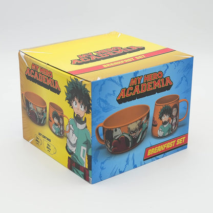 GB eye My Hero Academia Heroes Mug & Bowl Breakfast Set