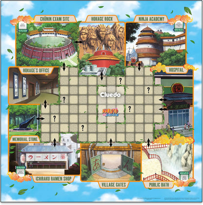 Winning Moves Naruto Cluedo perfect for 2–6 players and makes a great gift for fans aged 8 and up Enter locations like the Ninja Academy, Hokage Rock and Ichiraku Ramen Shop
