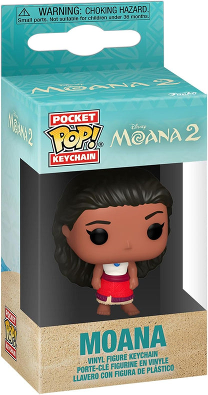 Funko Pop! Keychain: Moana 2 - Moana - Vaiana - Neuartiger Schlüsselanhänger - Vinyl-Minifigur Zum Sammeln - Strumpffüller - Geschenkidee - Offizielle Handelswaren - Movies Fans