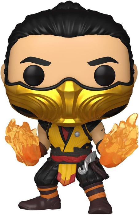 Funko Pop! Games: MK1- Scorpion - Mortal Kombat Game Franchise - Collectable Vinyl Figure - Gift Idea - Official Merchandise - Toys for Kids & Adults - Video Games Fans - Model Figure for Collectors