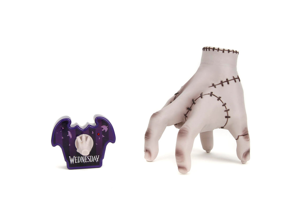 Jada Toys – Wednesday Addams Thing RC – Life-Size Remote Control Partner – Realistic Design, USB Charging, Toy for Adults and Kids