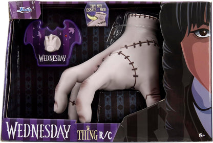 Jada Toys – Wednesday Addams Thing RC – Life-Size Remote Control Partner – Realistic Design, USB Charging, Toy for Adults and Kids