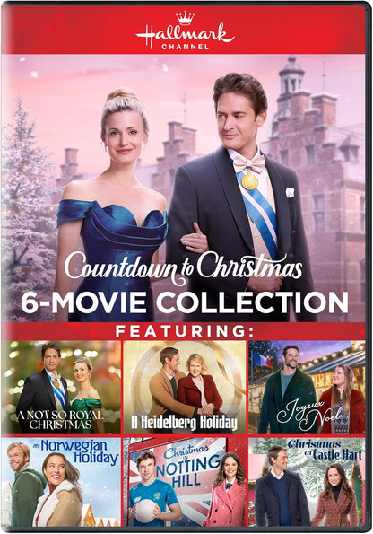 Hallmark Countdown to Christmas 6-Movie Collection ( A Not So Royal Christmas/A Heidelberg Holiday / Joyeux Noel / My Norwegian Holiday / Christmas in Notting Hill / Christmas at Castle Hart