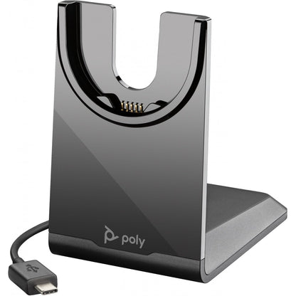 Poly Voyager Focus 2 - Headset - On-Ear - Bluetooth - Wireless - Active Noise Cancelling - Usb-C Via Bluetooth Adapter -