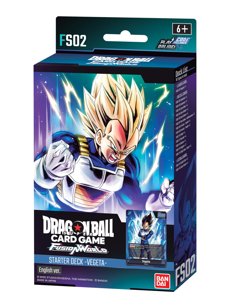 DRAGON BALL SUPER TCG: FUSION WORLD: VEGETA STARTER DECK 02 (FS02