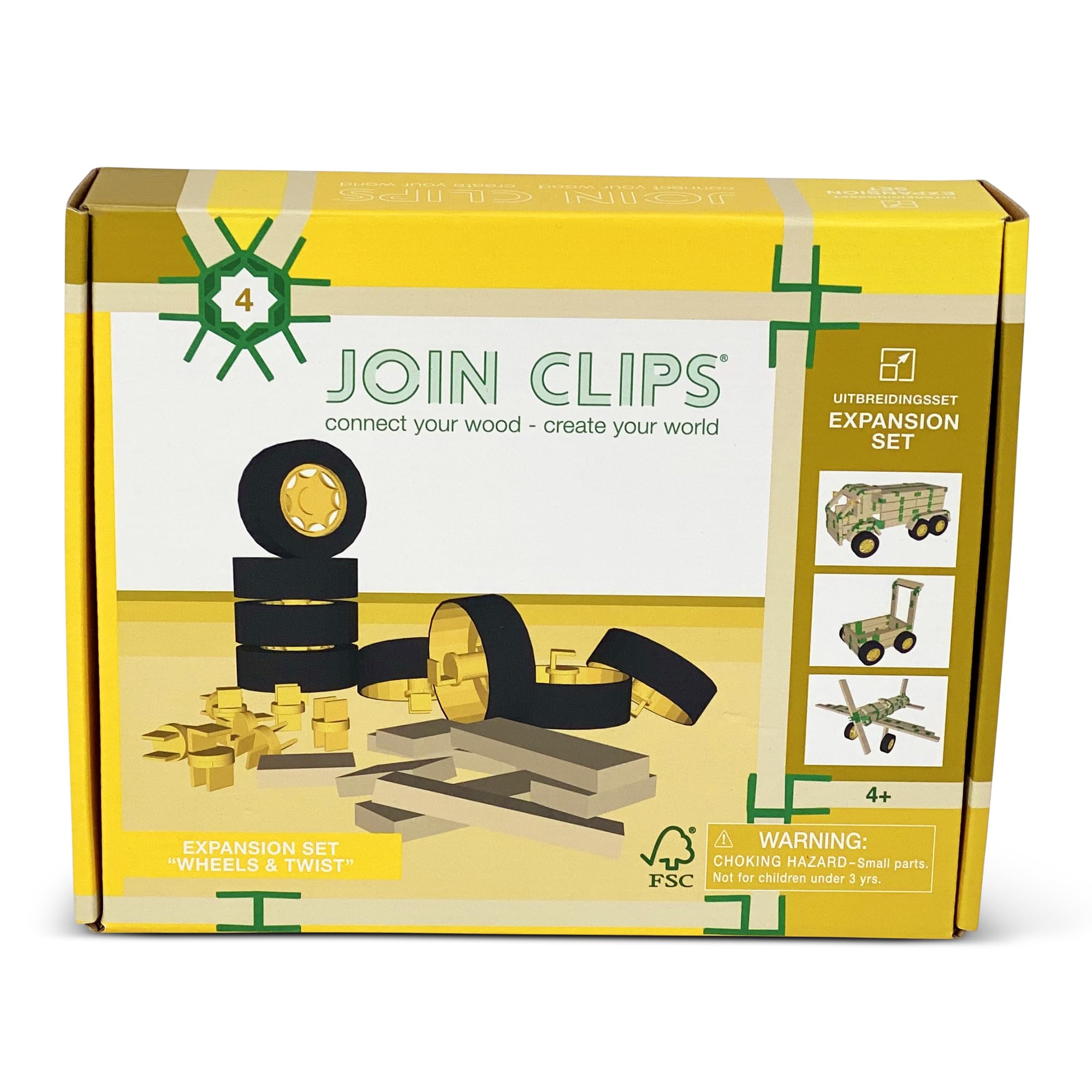 JOIN CLIPS - JOIN CLIPS uitbreidingsset Wielen en Draaiclips